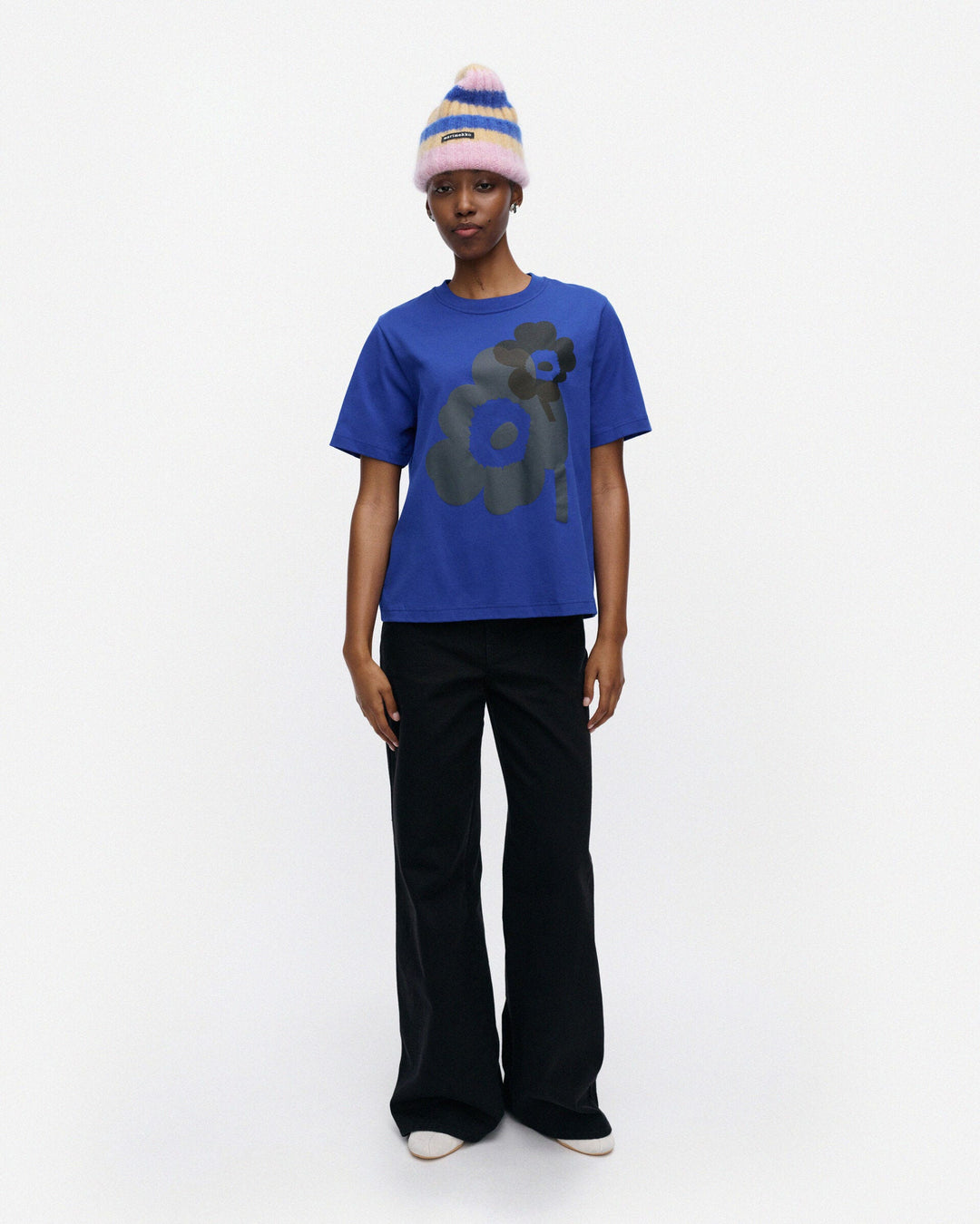 Kioski Else Unikko Placement t-shirt - Blue