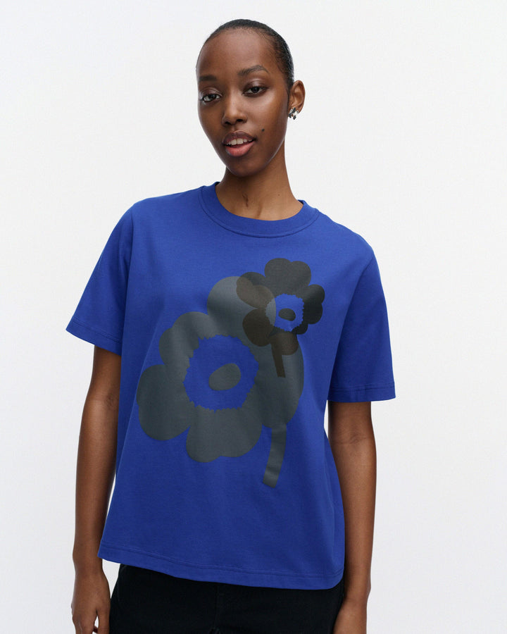 Kioski Else Unikko Placement t-shirt - Blue