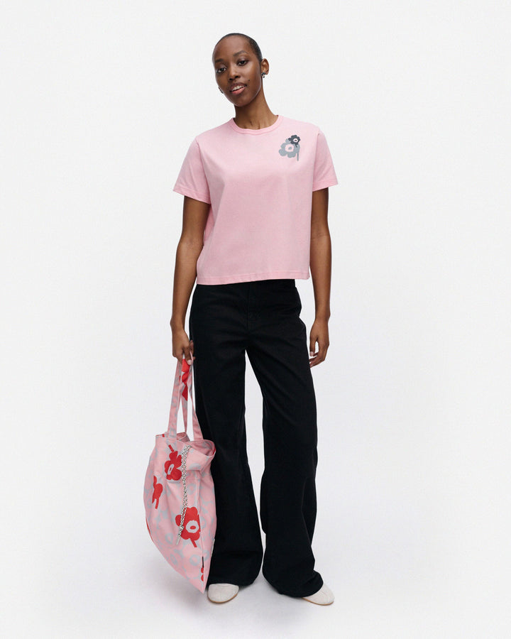 Kioski Rauha Unikko Placement t-shirt - Pink