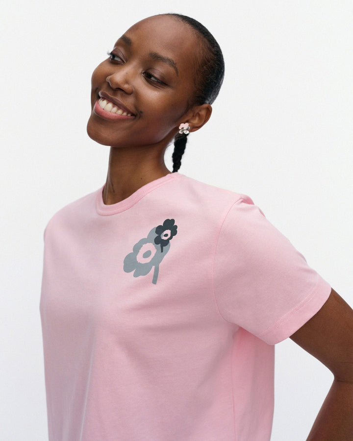 Kioski Rauha Unikko Placement t-shirt - Pink