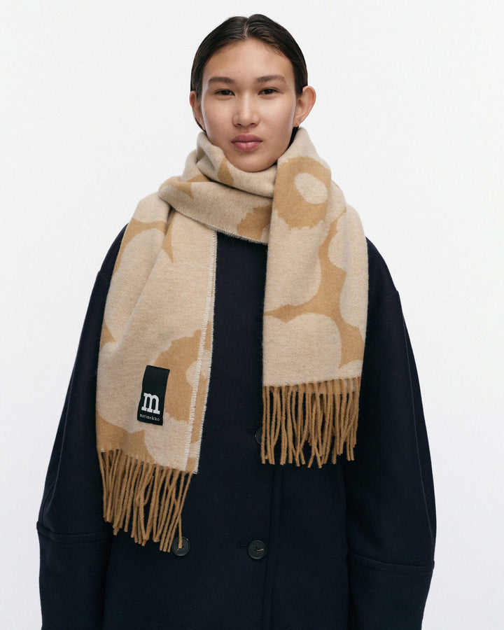 Identtinen Unikko Scarf - Beige