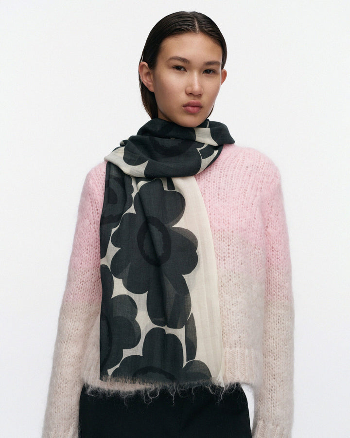 Fiore Unikko Scarf - Dark Green