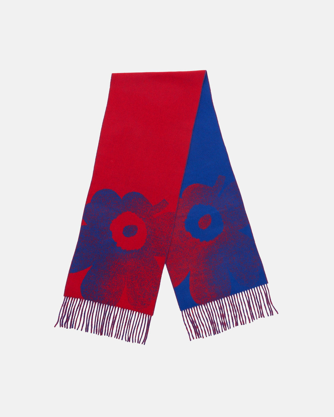 Onnekas Unikko Kioski Scarf - Red/Blue