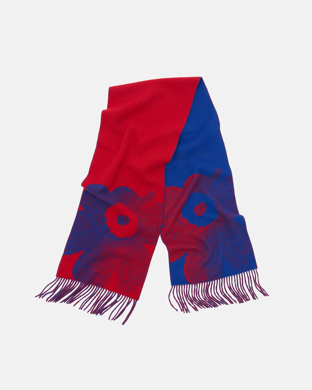 Onnekas Unikko Kioski Scarf - Red/Blue