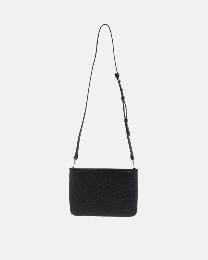Vieno Mini Unikko Leather Bag - Black