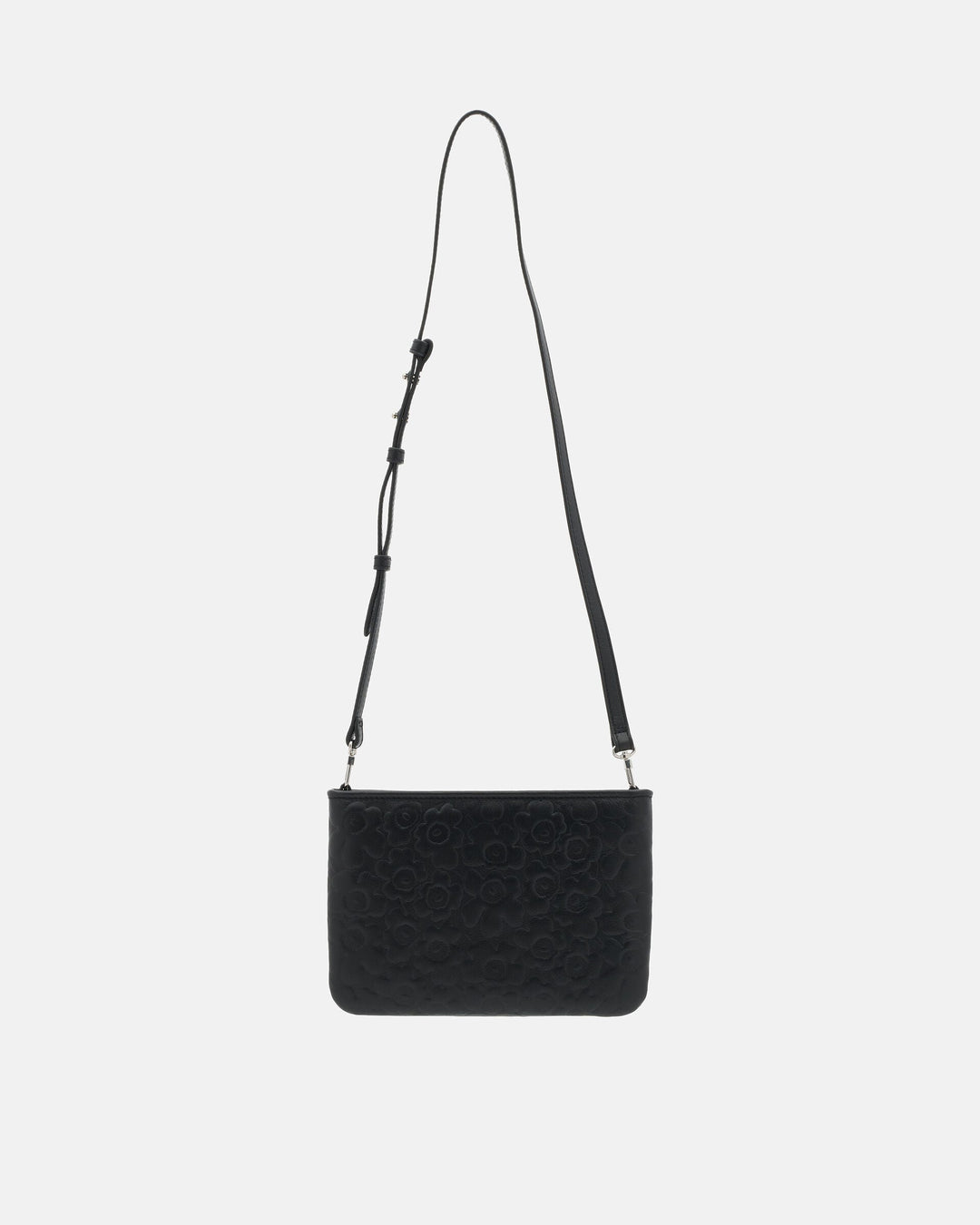 Vieno Mini Unikko Leather Bag - Black