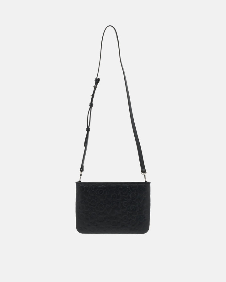 Vieno Mini Unikko Leather Bag - Black