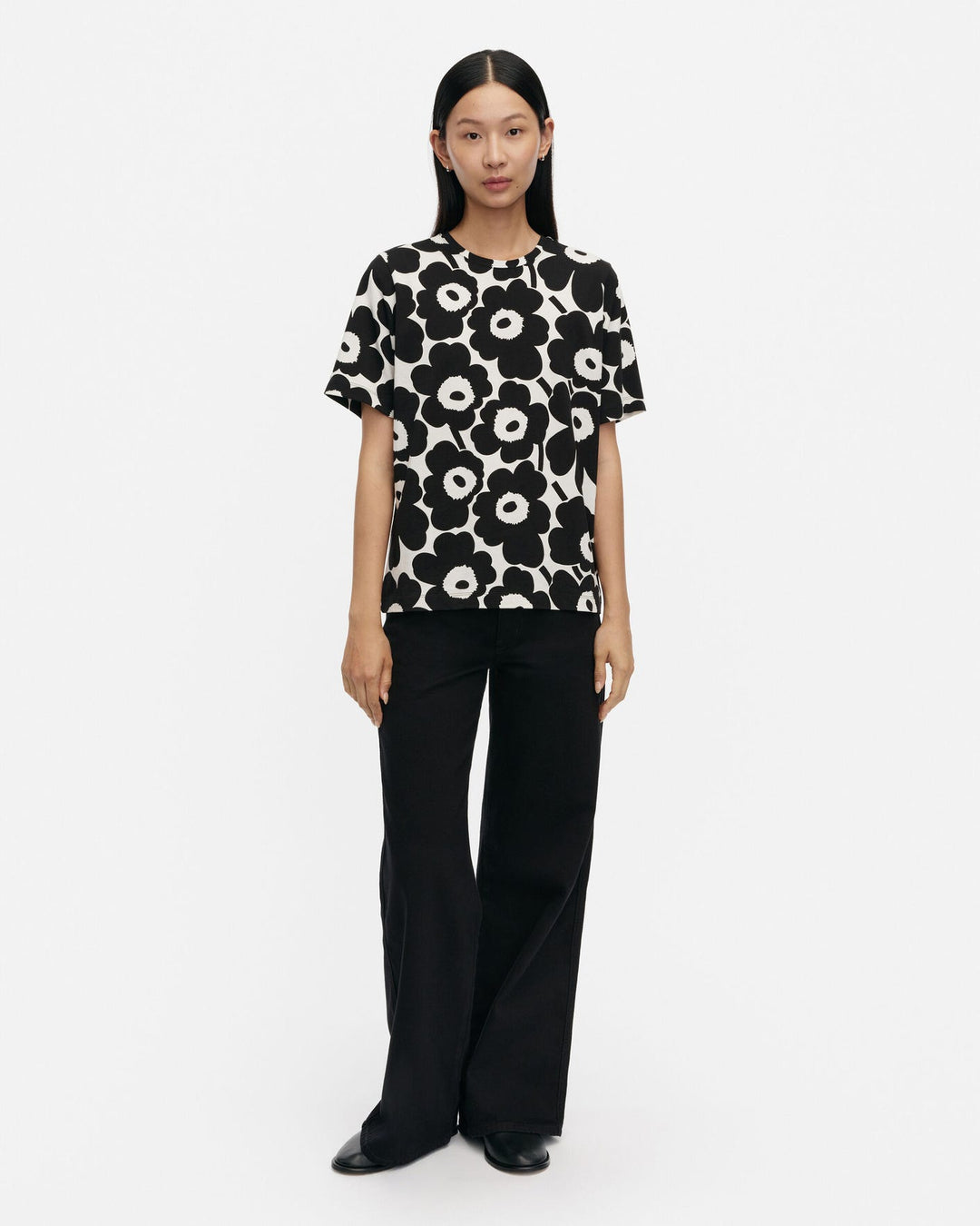 Tunnit Unikko T-shirt - Black