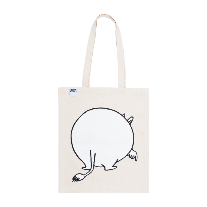 Moomintroll Soft Butt Tote Bag