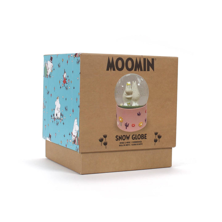 Glass Snow Globe Moomin Hug