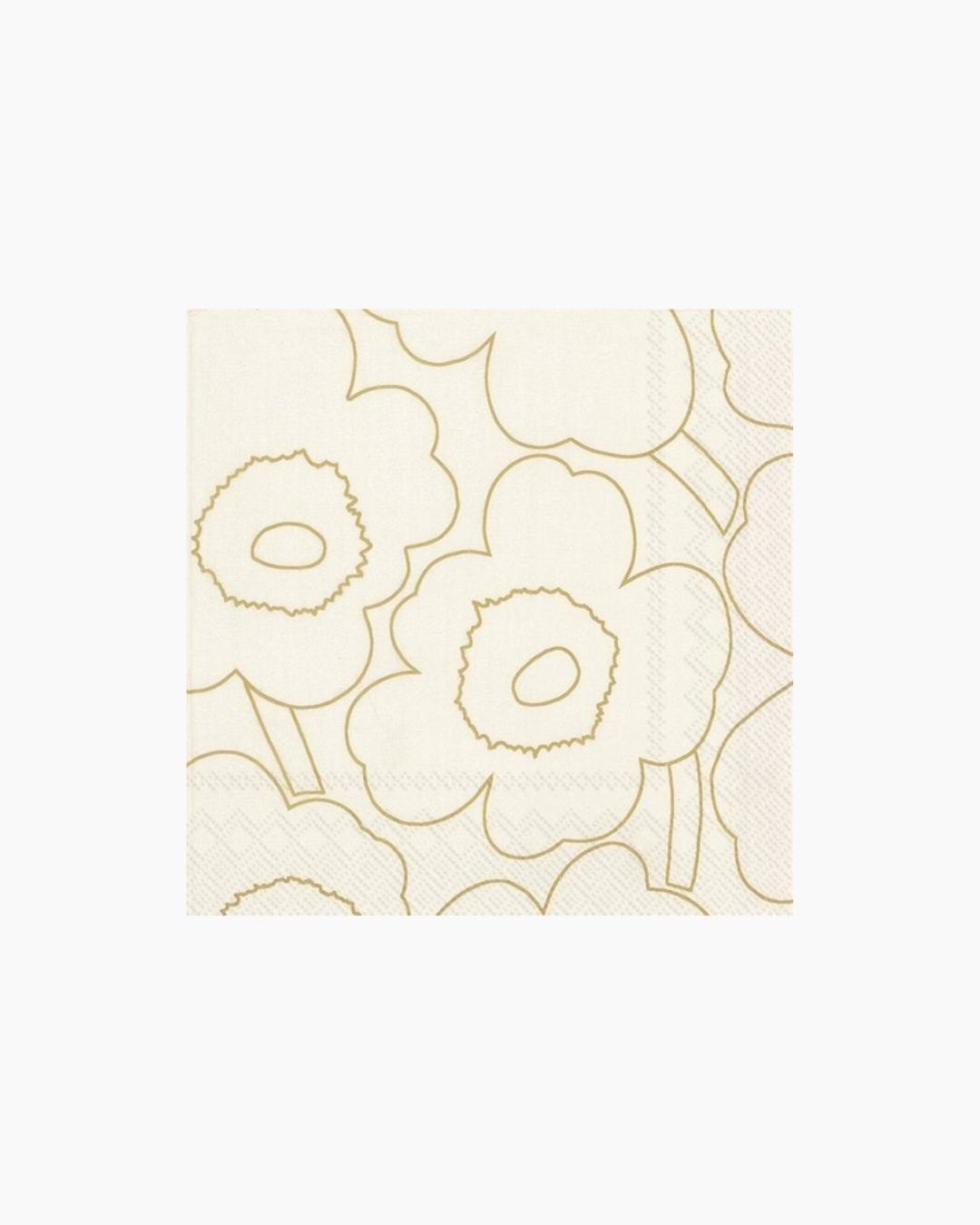 piirto unikko lunch paper napkins - gold