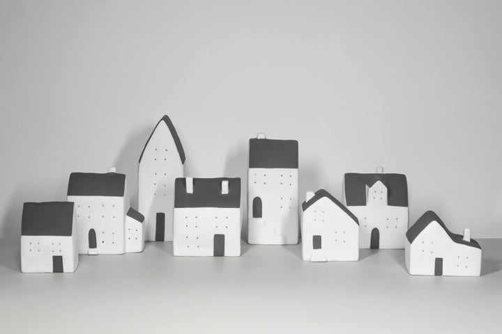 Merry Ceramic LED House