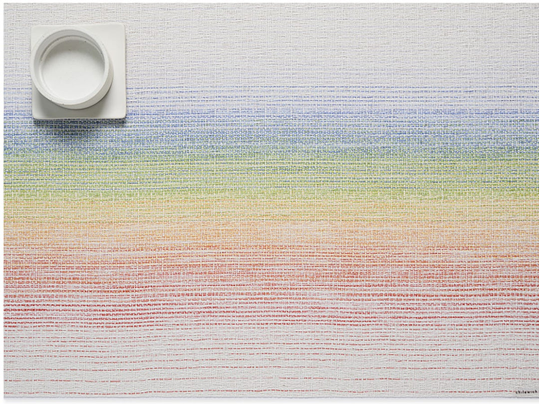 Ombré Rainbow Rectangle Placemat