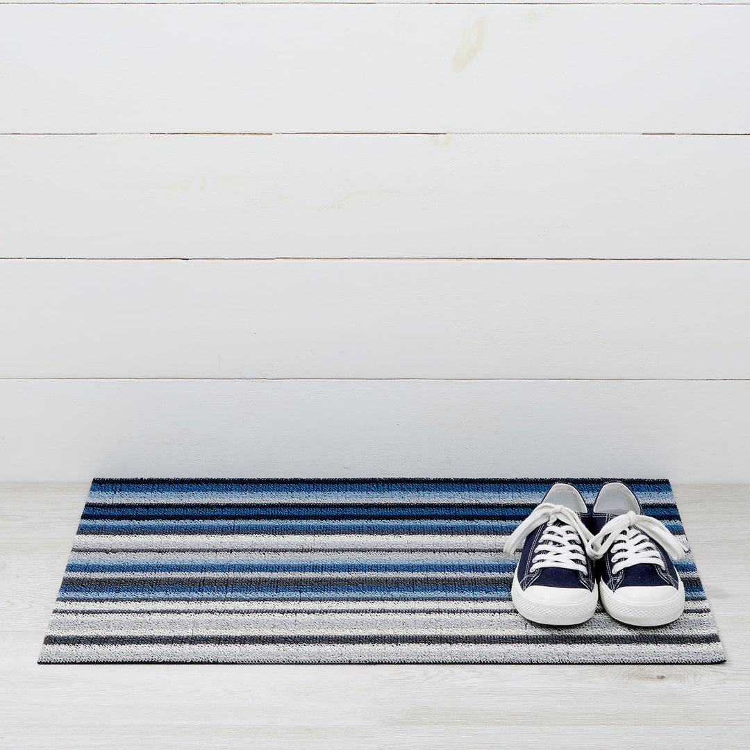 Horizon Stripe Shag Mat