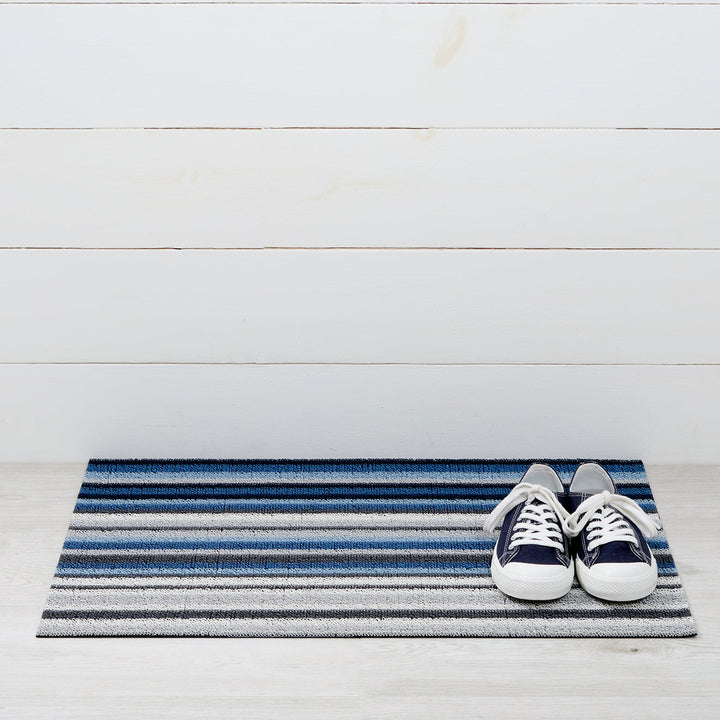Horizon Stripe Shag Mat