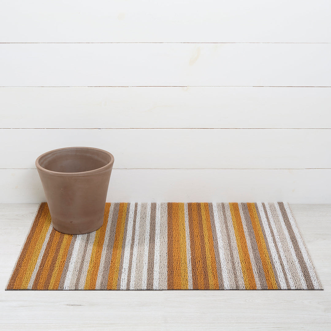 Horizon Stripe Shag Mat