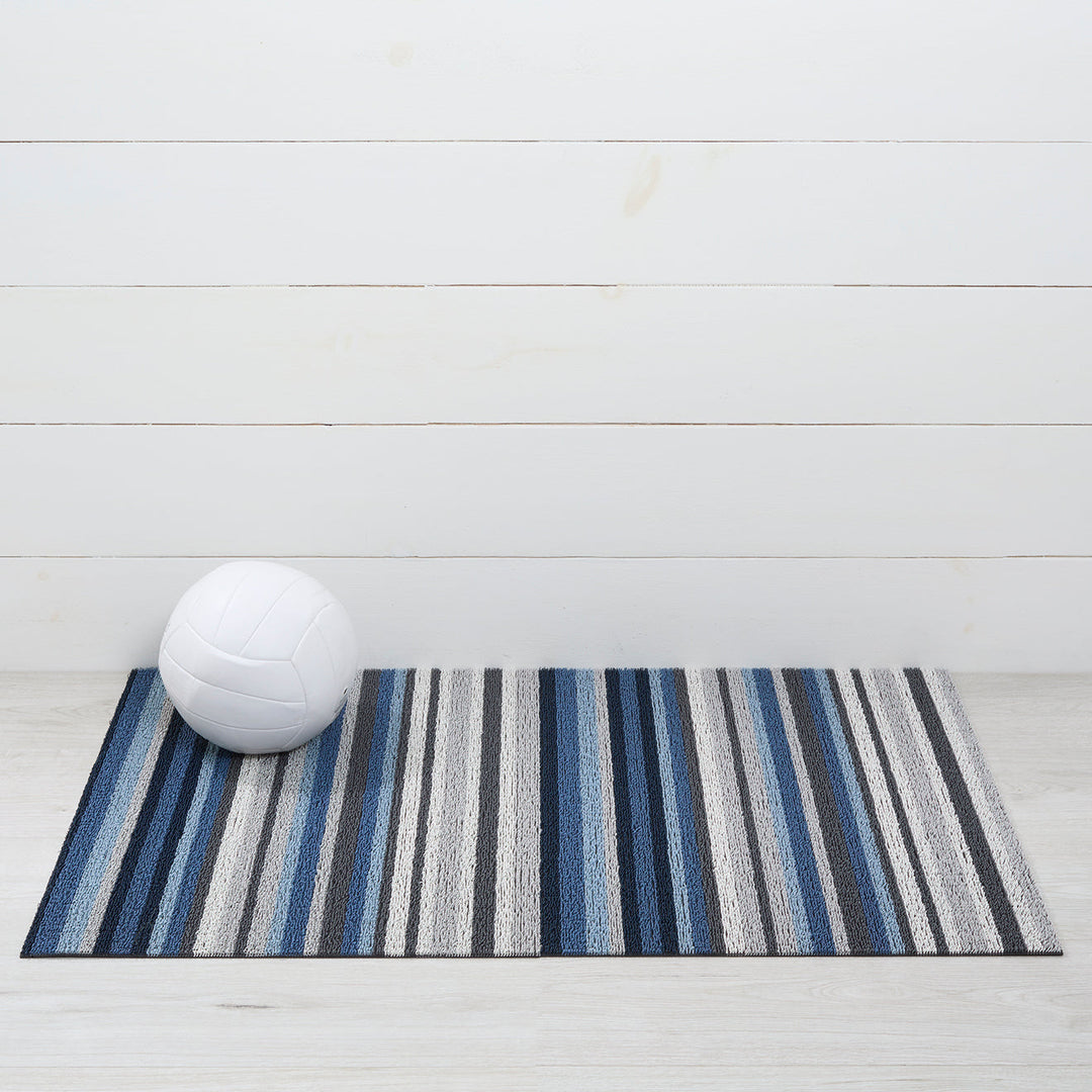 Horizon Stripe Shag Mat