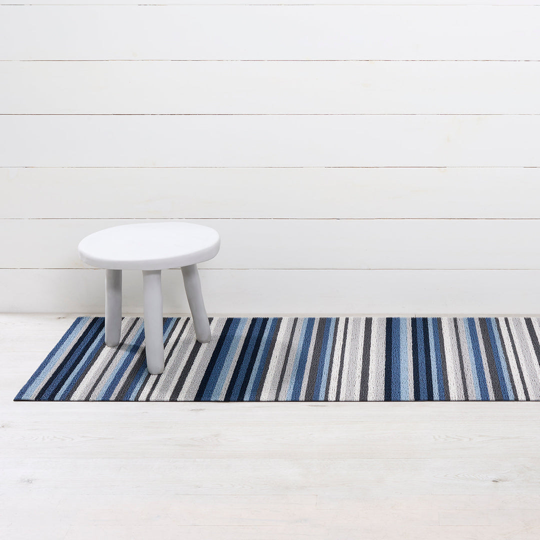 Horizon Stripe Shag Mat