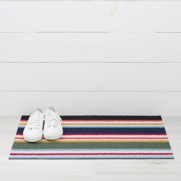 Shuffle Stripe Shag Mat