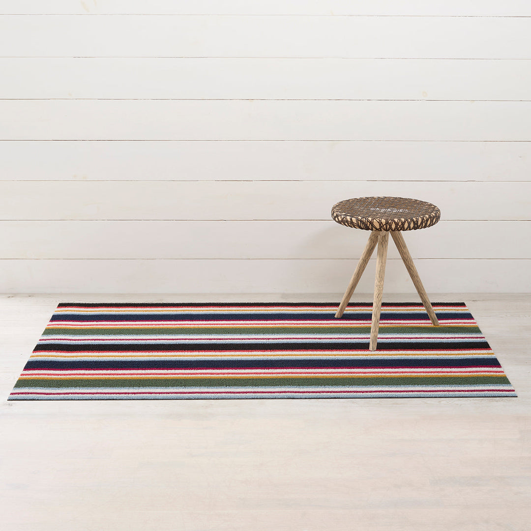 Shuffle Stripe Shag Mat