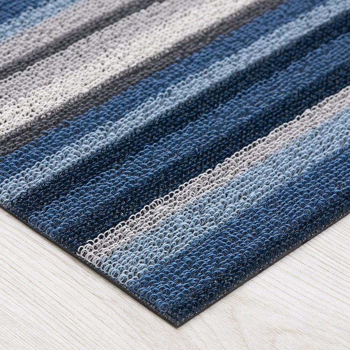 Horizon Stripe Shag Mat