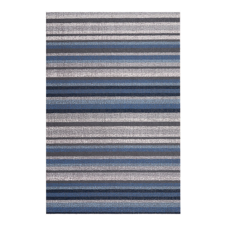Horizon Stripe Shag Mat