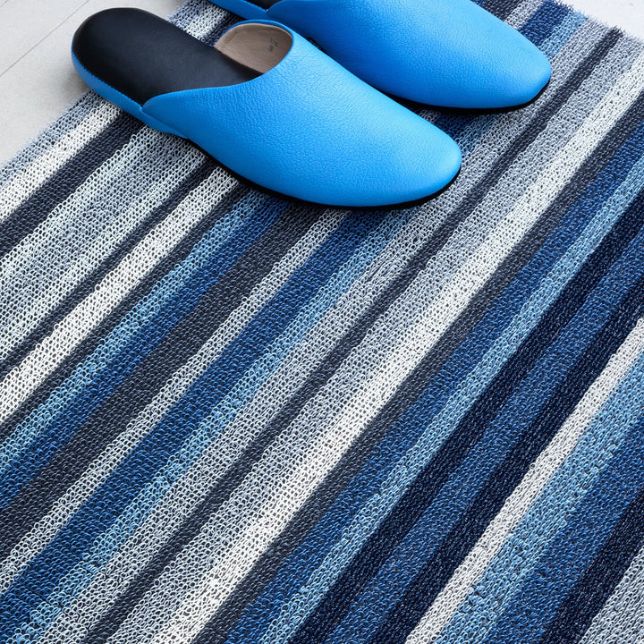 Horizon Stripe Shag Mat