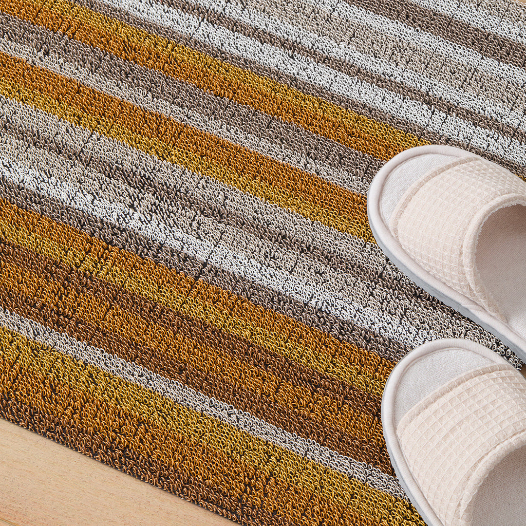 Horizon Stripe Shag Mat
