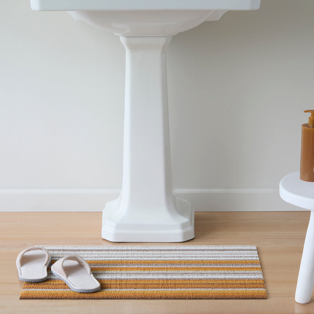 Horizon Stripe Shag Mat
