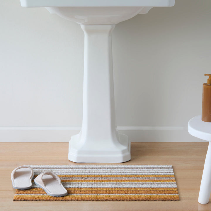 Horizon Stripe Shag Mat