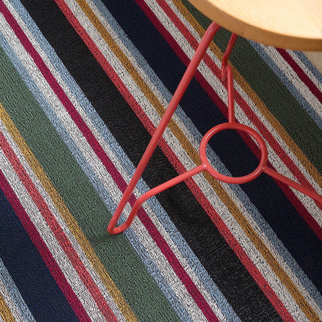 Shuffle Stripe Shag Mat