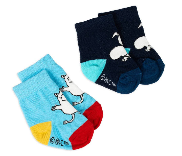 Baby Double Pack Moomintroll Socks: 25-27