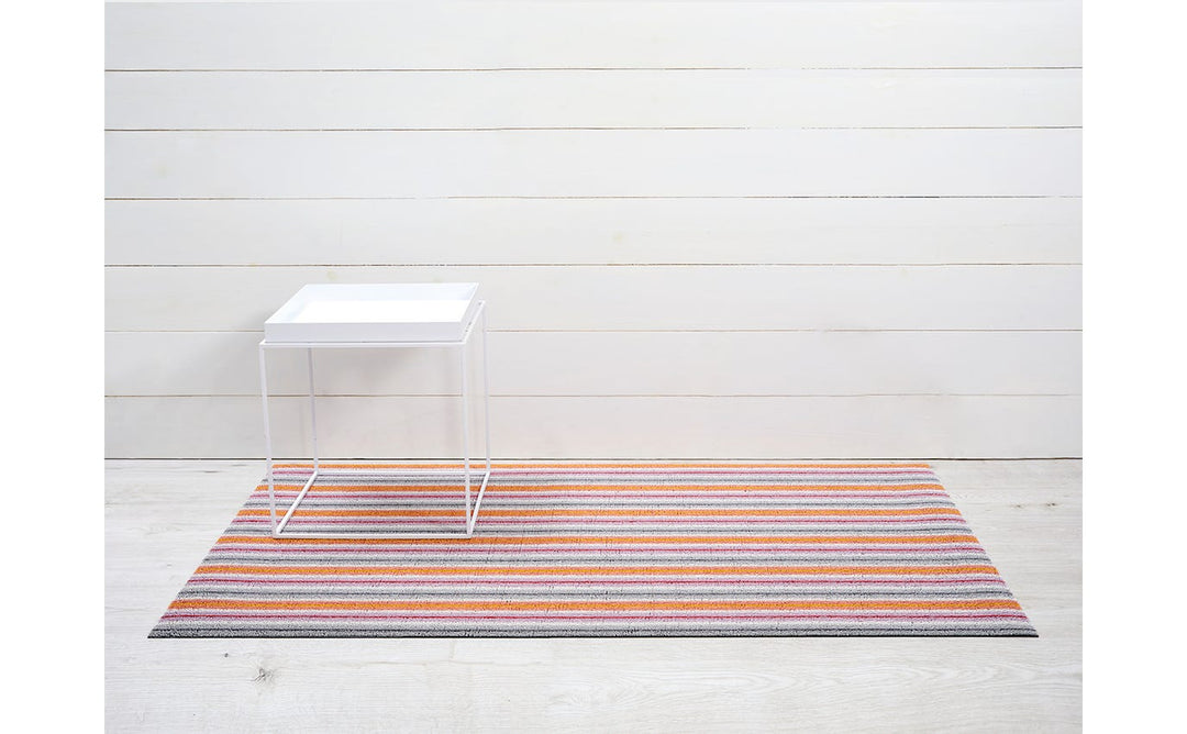 Ribbon Stripe Shag Mat