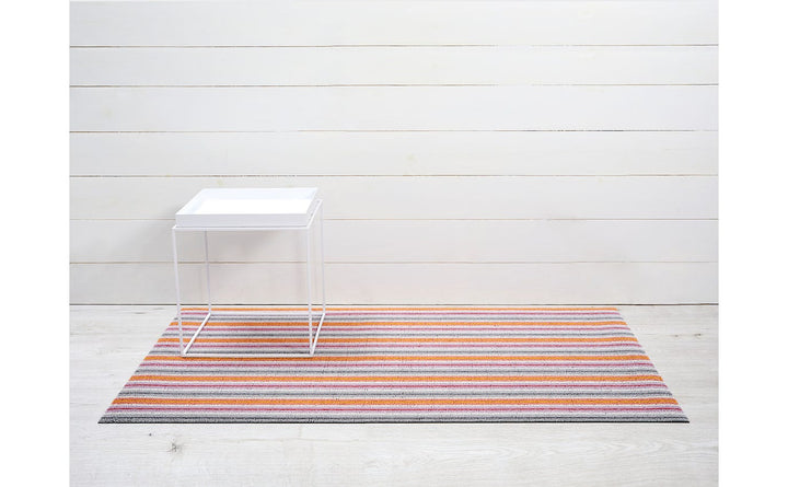 Ribbon Stripe Shag Mat