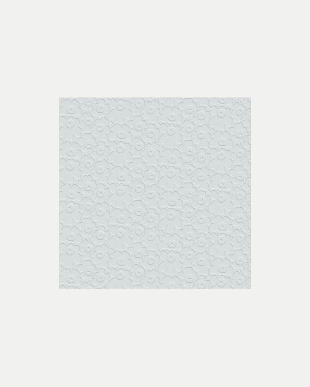 embossed unikko lunch paper napkins - light blue