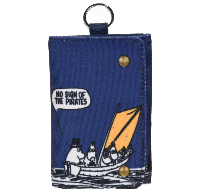 Moomins At The Sea Canvas Wallet - Navy Blue