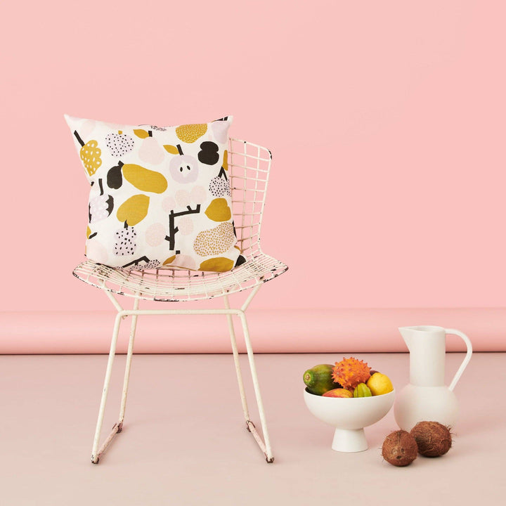 Tutti Frutti Olive Fruit Print Cushion Cover