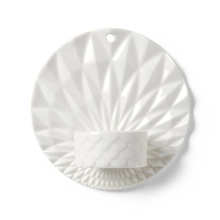 Pipanella Wall Candle Votive Scales White