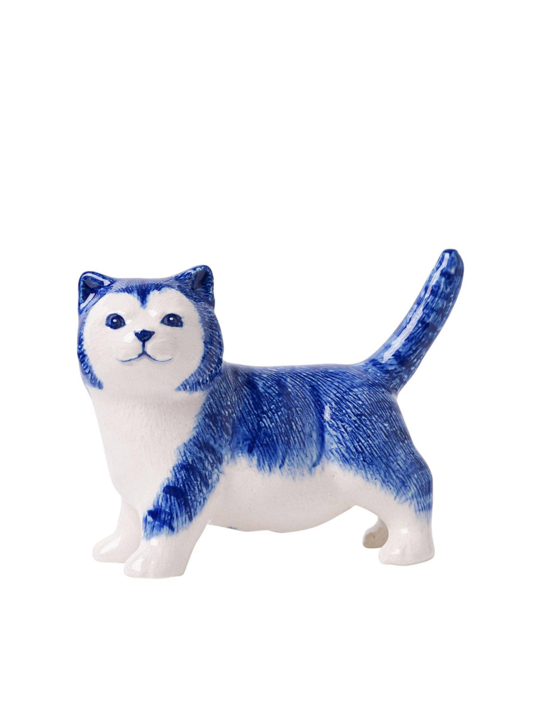 Delft Blue Cat 9cm