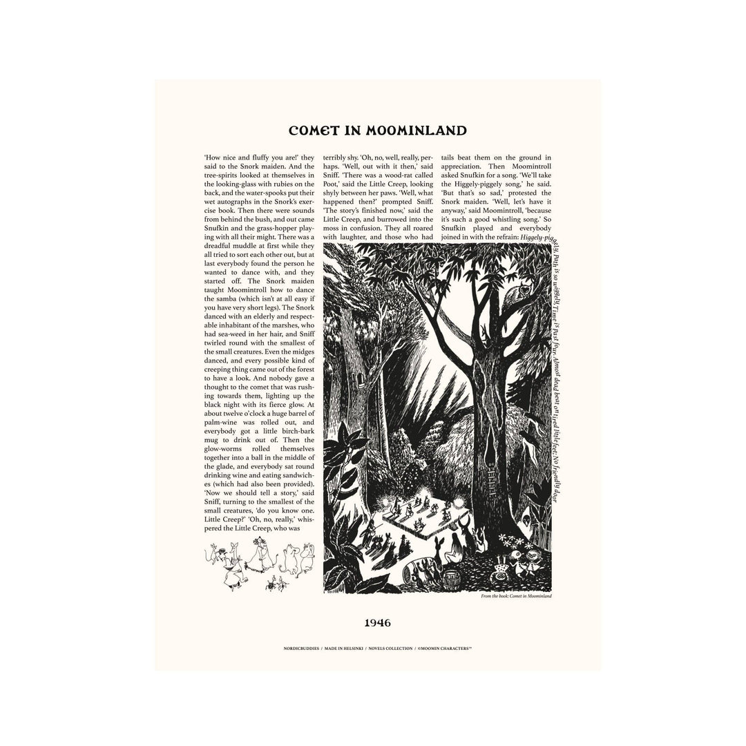 Moomin Novels Poster: 50x70cm