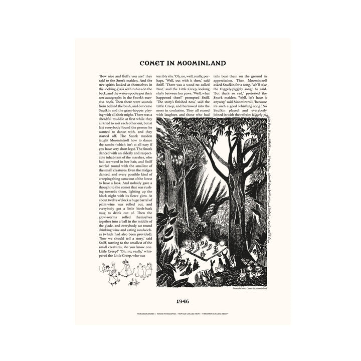 Moomin Novels Poster: 50x70cm
