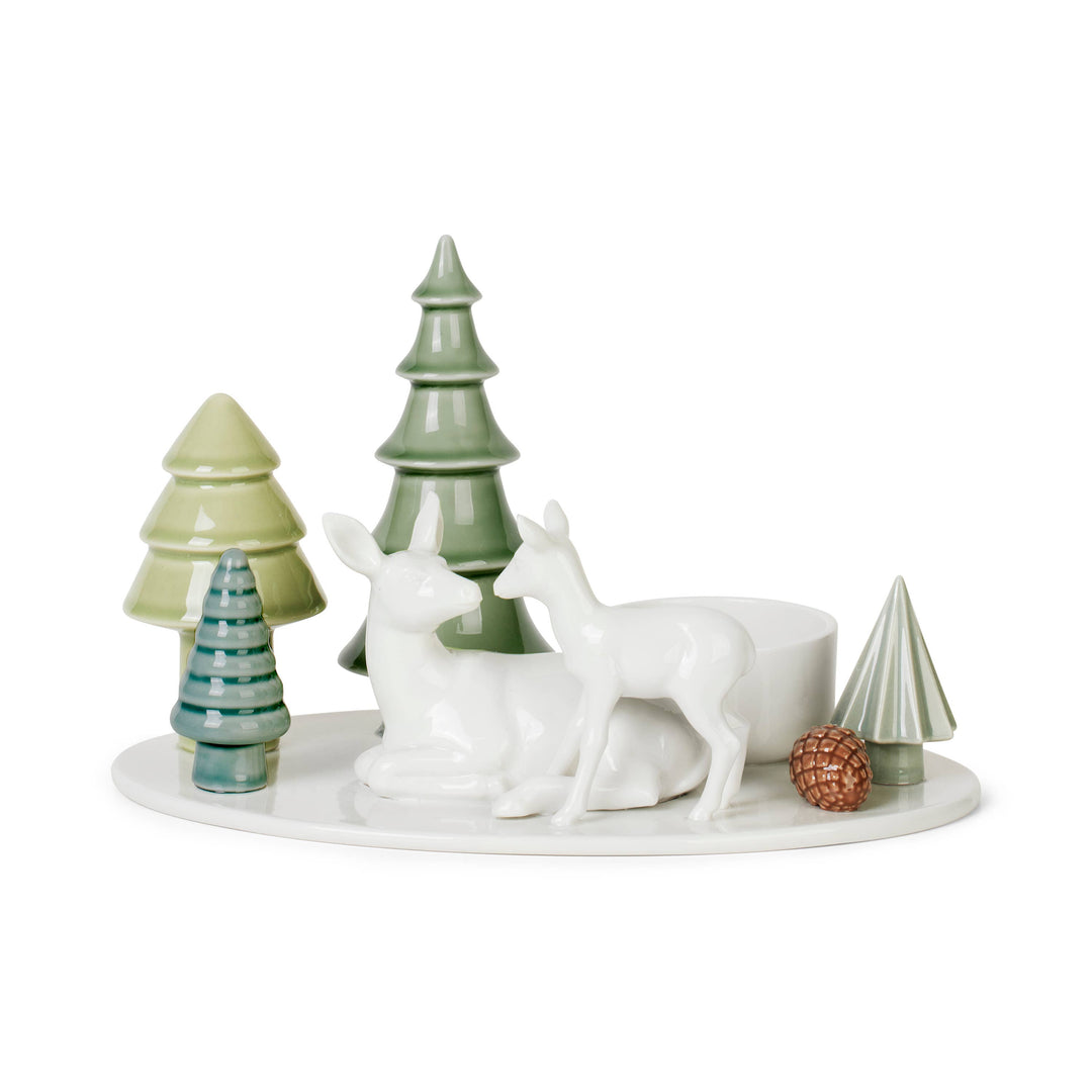 Winter Stories Deer & Fawn Advent Candlestick Holder