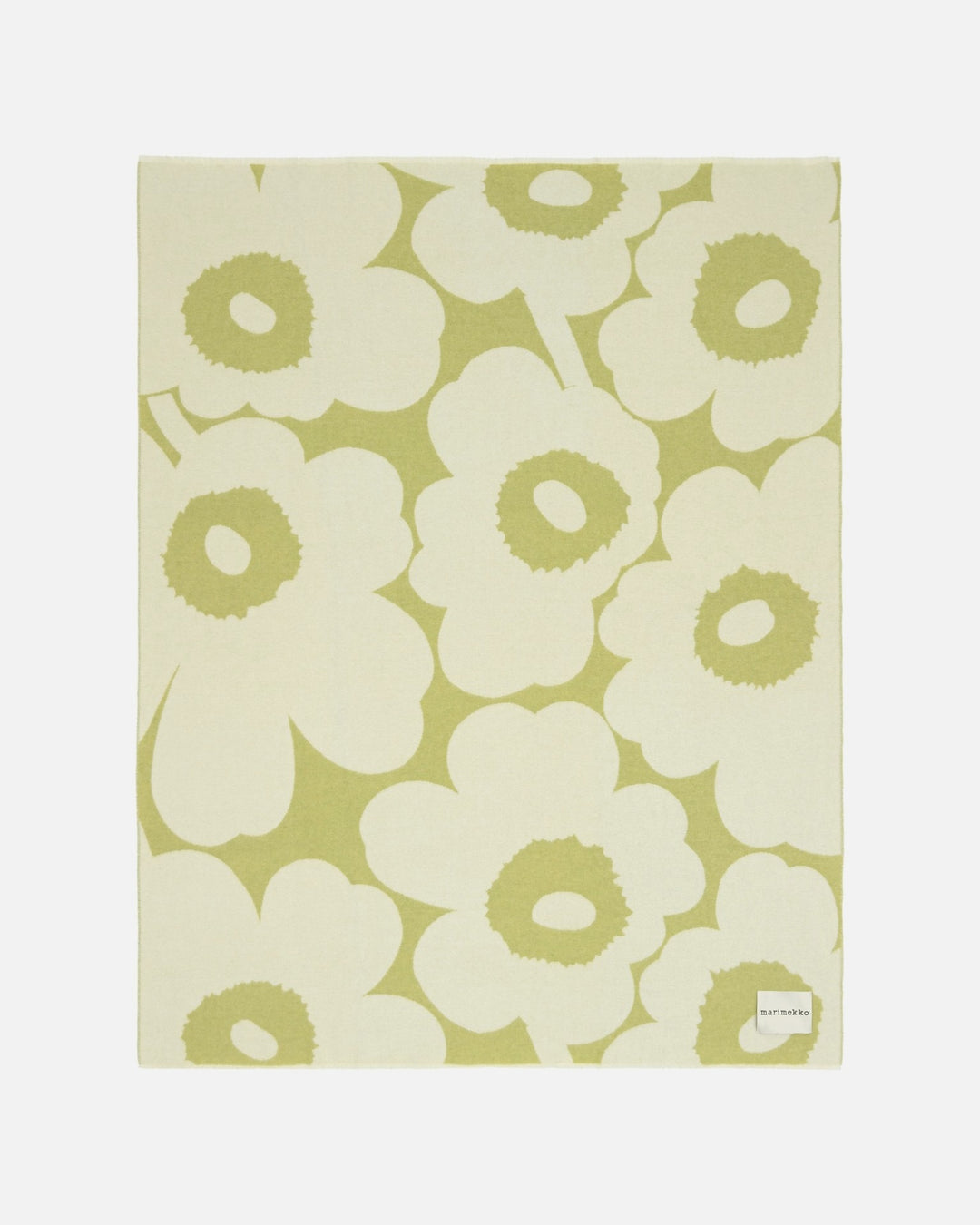unikko throw blanket - pear