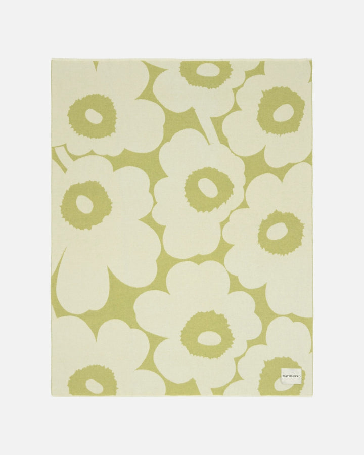 unikko throw blanket - pear