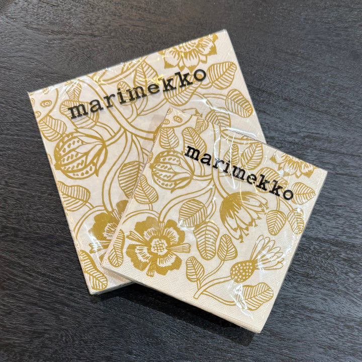 Tiara Paper Napkins - Gold