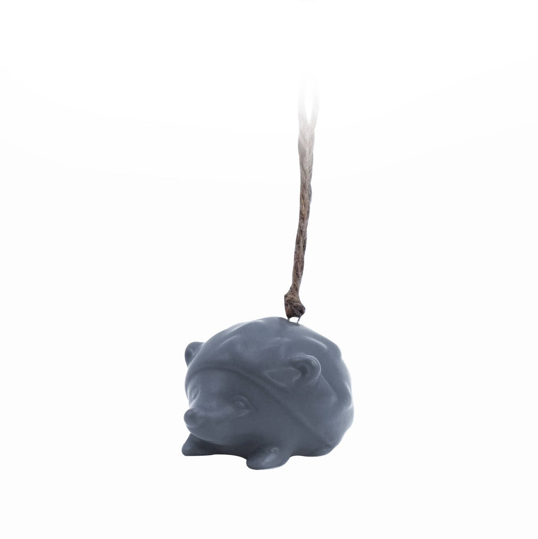 Ceramic Hedgehog Ornament - Navy