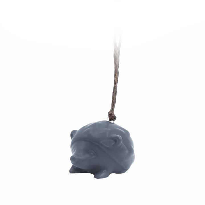 Ceramic Hedgehog Ornament - Navy