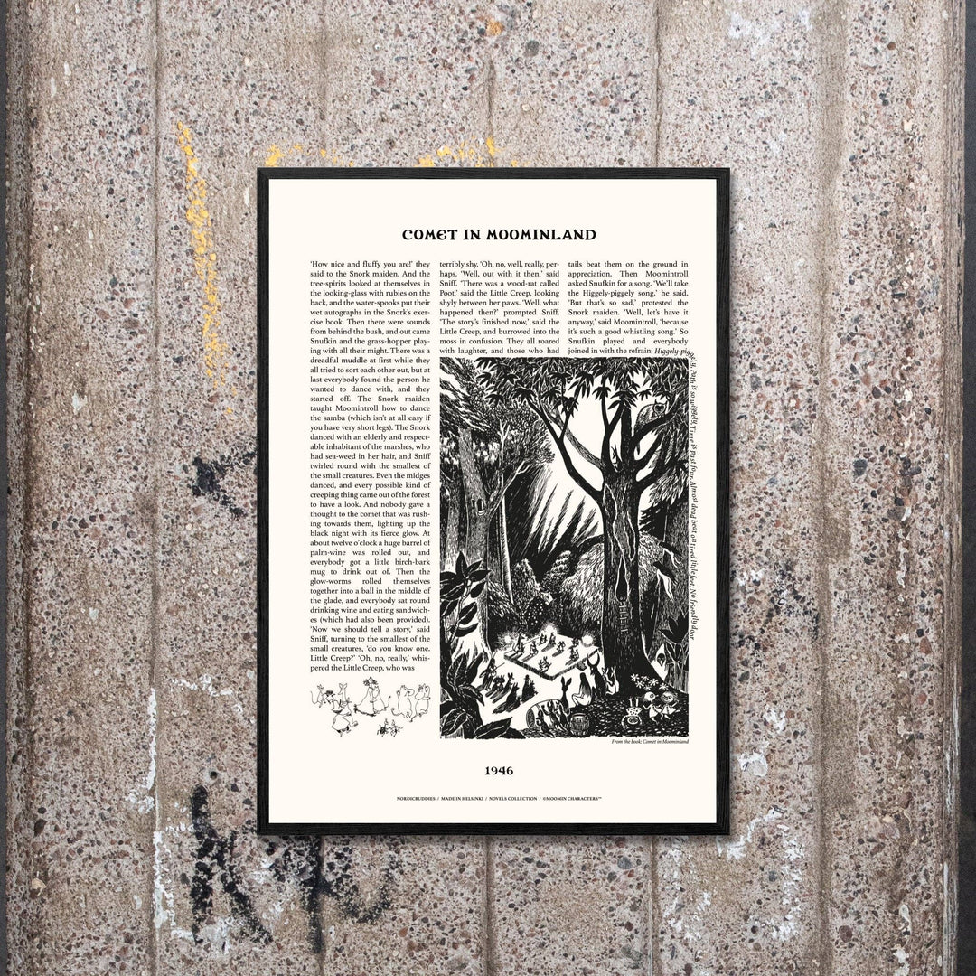 Moomin Novels Poster: 50x70cm
