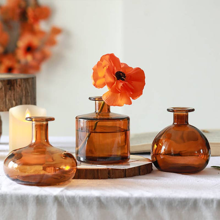 Bud Vase - Amber