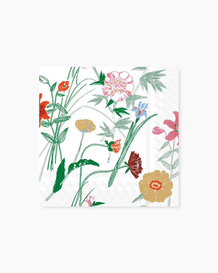 puutarhakutsut cocktail paper napkins - green